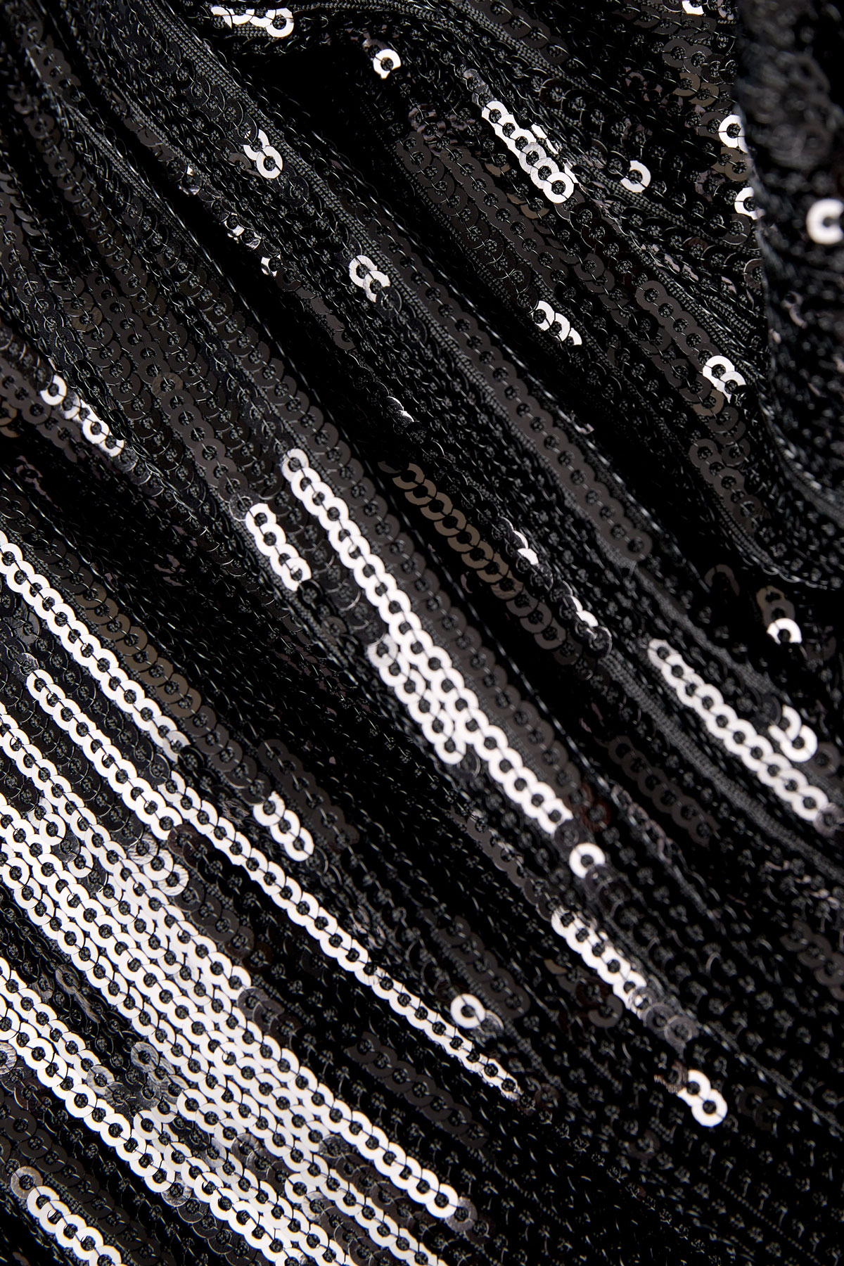 Işıltılı şık blazer - siyah - L h5 Resim4